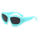 Men And Women Riding Outdoor Personality Concave Shape Sun Glasses - Image 3