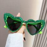 Female Cute Cat Eye Heart-shaped Sun Glasses - Image 7