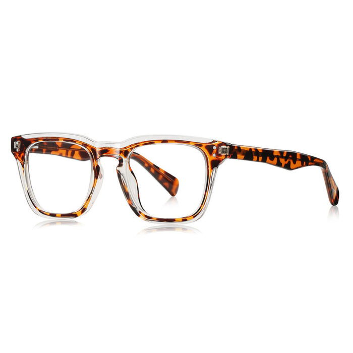 Men's Box Pin Plain Glasses Korean Style - Image 6