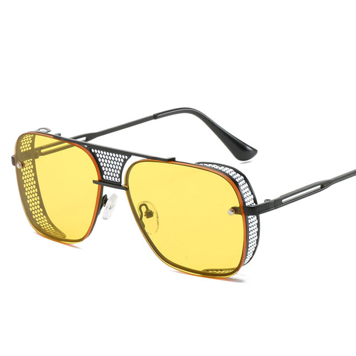 Steampunk Men's Sunglasses Cross-border Metal Hollow Glasses - Image 8