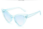 Women's Personalized Cat Eye Sunglasses Large Frame Vintage Sunglasses Sexy Catwalk Glasses - Image 7