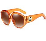 New Arrival Oversize Women Round Sun Glasses Fashion Ladies Olive Frames Glasses - Image 5