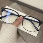 Korean Version HD Eye Protection Anti-Blue Ray Plain Glasses - Image 7