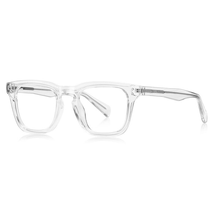 Men's Box Pin Plain Glasses Korean Style - Image 3