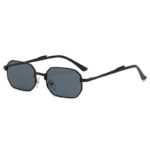 Personality Polygon Metal Sun Glasses - Image 4