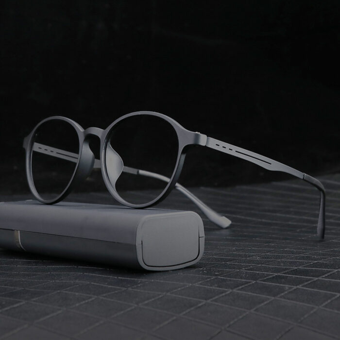 TR90 Retro Round UV Resistant Glasses - Image 1