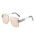 New Fashion Frameless Square Glasses - Image 5