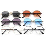 Retro Small Frame Polygon Sun Glasses Personality - Image 5