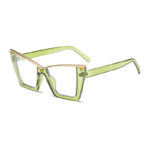 European And American Ins Cat Eye Frame Trendy All-match Anti-blue Light Glasses - Image 3