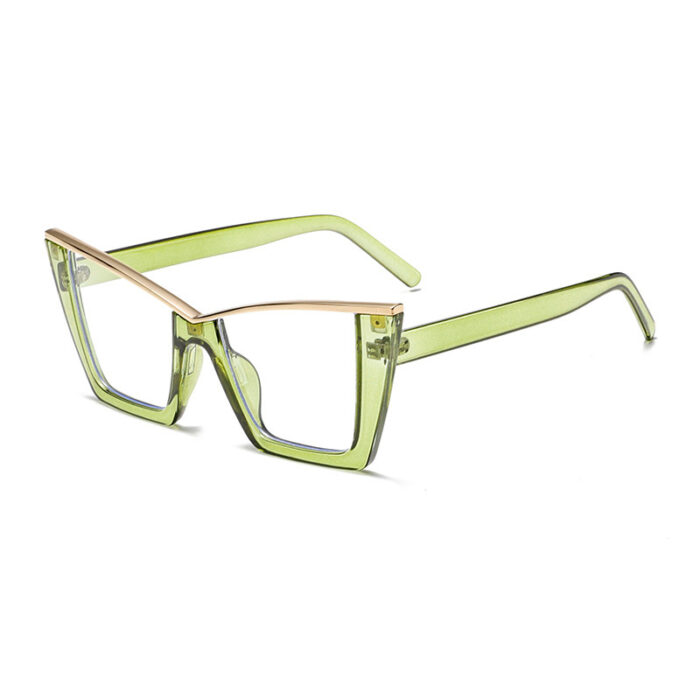 European And American Ins Cat Eye Frame Trendy All-match Anti-blue Light Glasses - Image 3