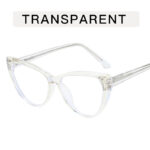 Leg Cat Eye Anti-blue Light Flat Bottom Glasses - Image 7