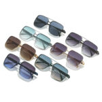 Men's Casual Fashion Metal Frame Sun Glasses - Image 4