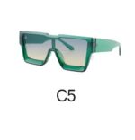 Personalized Sunglasses Trendy One-piece Frame Glasses - Image 5
