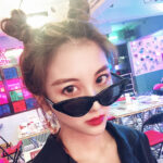 Korean version of the retro retro Harajuku cat eye sunglasses - Image 4