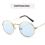 Sun Protection Trend Retro Oval Sun Glasses - Image 10