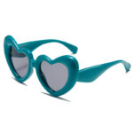 Heart Shape Sunglasses Thick Frame Love Glasses Summer - Image 2
