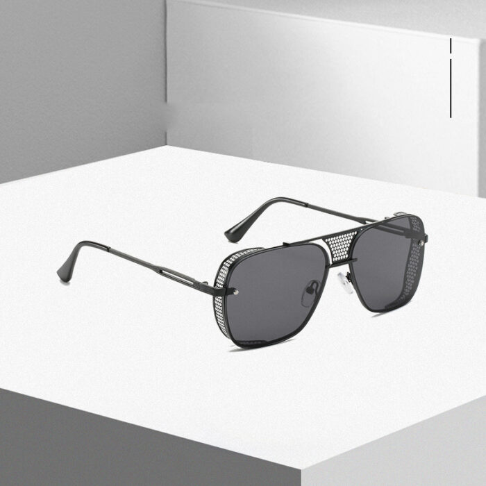 Steampunk Men's Sunglasses Cross-border Metal Hollow Glasses - Image 1