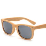 Retro Rice Nail Plastic Wood Grain Sun Glasses - Image 6