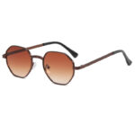 Retro Small Frame Polygon Sun Glasses Personality - Image 4