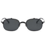 Fashion Polarized Sun Glasses Men's Can Be Turned Up With Myopia Vintage Sunglasses - Image 3