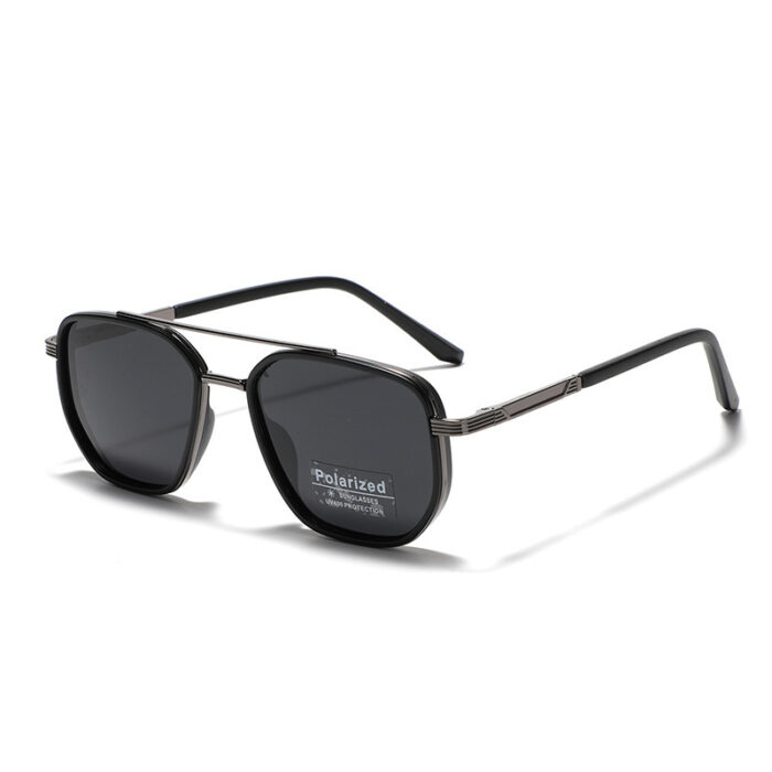 Polarized Sun Glasses Polygon Square Sunglasses - Image 7