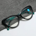 New Fashion Cat Eye Printed Anti-blue Light Reading Glasses For Men And Women - Image 4