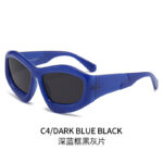 Men And Women Riding Outdoor Personality Concave Shape Sun Glasses - Image 6