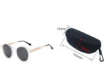 Men's And Women's Retro Sunglasses Round Sun Glasses - Image 2