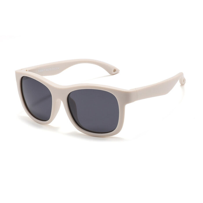 0-3 Years Old Baby Sunglasses Outdoor Silicone Frame Children Outdoor Sun-shade Glasses - Image 4