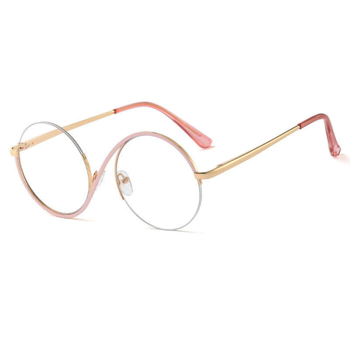 Metal Half Frame Optical Anti Blue Glasses - Image 4