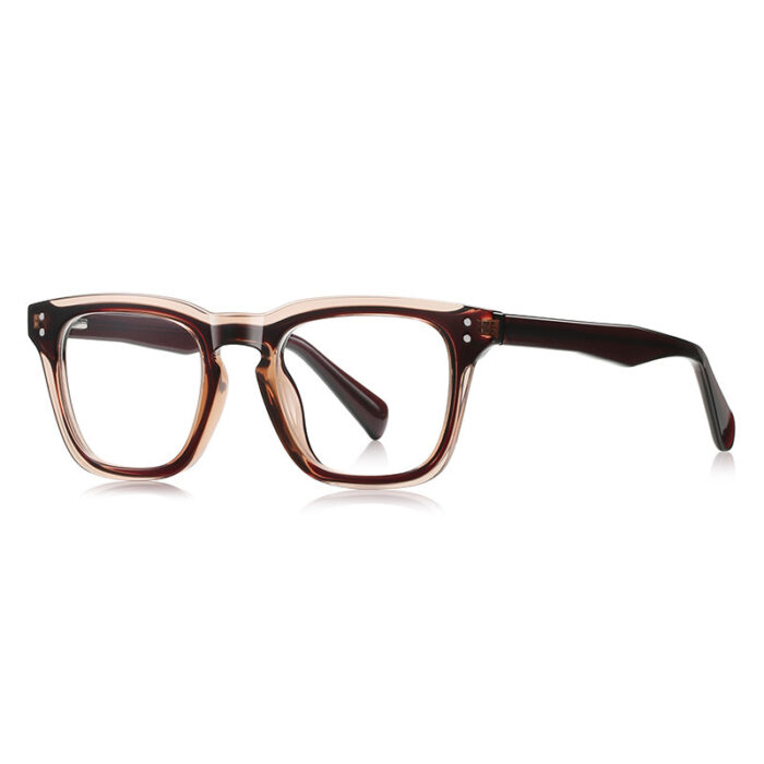 Men's Box Pin Plain Glasses Korean Style - Image 6