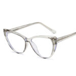 Leg Cat Eye Anti-blue Light Flat Bottom Glasses - Image 9