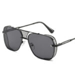 Steampunk Men's Sunglasses Cross-border Metal Hollow Glasses - Image 6