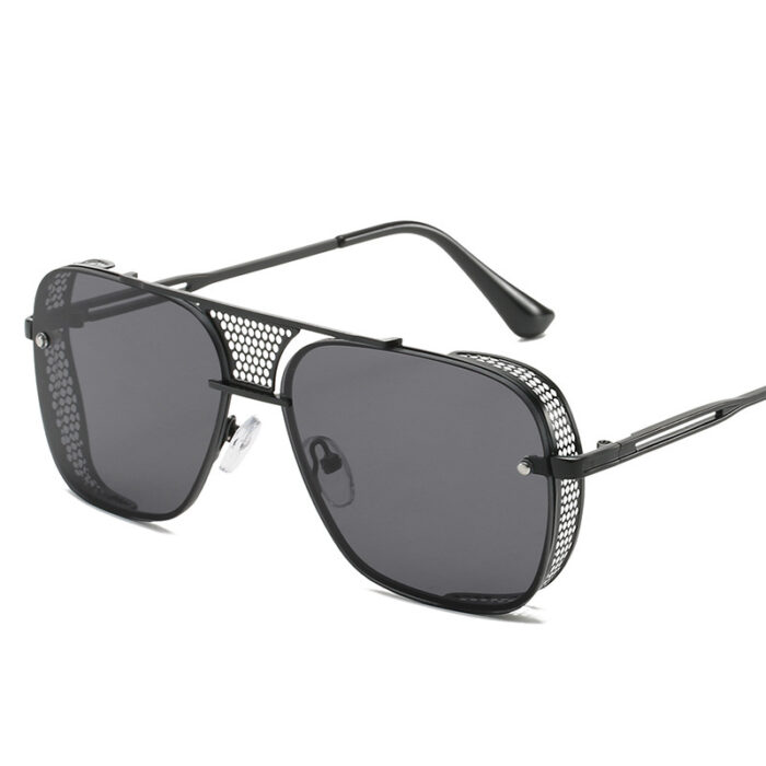 Steampunk Men's Sunglasses Cross-border Metal Hollow Glasses - Image 6