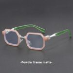 Retro Polygon Exquisite Sun Glasses Women - Image 9