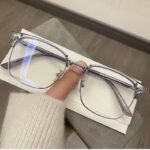 Korean Version HD Eye Protection Anti-Blue Ray Plain Glasses - Image 6