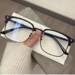 Korean Version HD Eye Protection Anti-Blue Ray Plain Glasses - Image 10