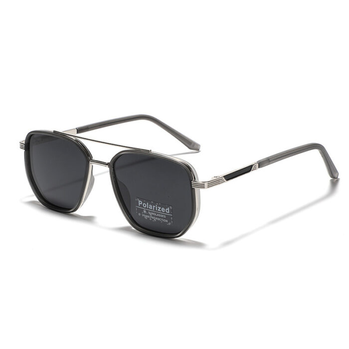 Polarized Sun Glasses Polygon Square Sunglasses - Image 10