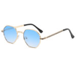 Retro Small Frame Polygon Sun Glasses Personality - Image 2