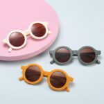 Children's Sunglasses Vintage Round Frame Sun Glasses