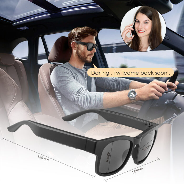 Polarized Music Sun Glasses Earphone - Image 2