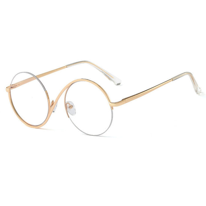Metal Half Frame Optical Anti Blue Glasses - Image 2