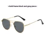 European And American Fashion Retro Metal UV Sun Glasses - Image 9