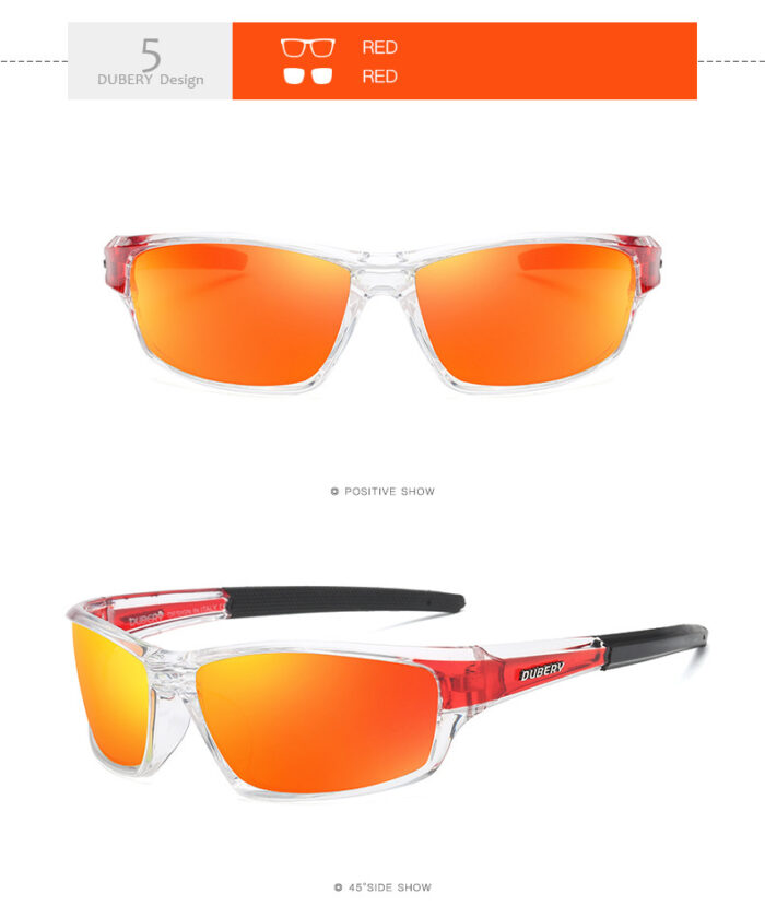 Retro Polarized D620 Sports Men Riding Sun Glasses - Image 9