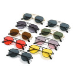 European And American Fashion Retro Metal UV Sun Glasses - Image 2