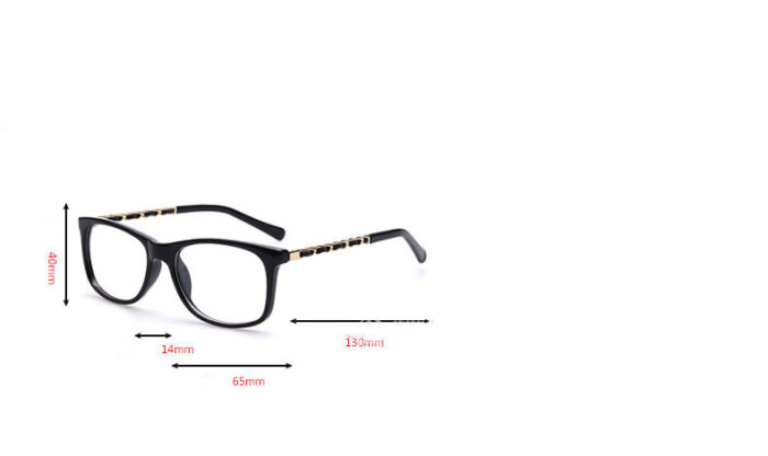 With Chain Classic Style Same Style Optical Glasses Female Anti-blue Light Eye Protection Rayban - Image 3