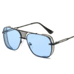 Steampunk Men's Sunglasses Cross-border Metal Hollow Glasses - Image 3