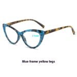 New Fashion Cat Eye Printed Anti-blue Light Reading Glasses For Men And Women - Image 3