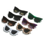 Cat-eye Sunglasses Retro Modern Trend European And American Street Patting Glasses - Image 8